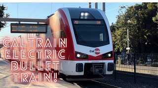 Caltrain Electric Bullet Train [upl. by Eetnom]