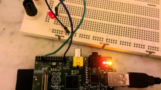 Parpadeo Led Raspberry Pi Electroensaimada [upl. by Toomin401]