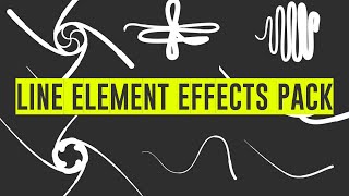 Green screen line element effects pack  Copyright free [upl. by Sairu991]