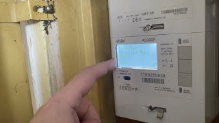 How to check electricity balance on a Elster AS300P AM110R [upl. by Darra]