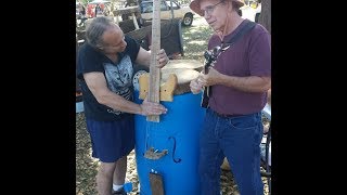 Blue Barrel Upright washtub Bass [upl. by Madlin]