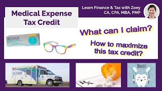 Medical expense tax credit  How to claim medical expenses How to maximize this tax credit [upl. by Eitak]