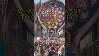 Tour of EDC Orlando 2024 Day One edc rave techno [upl. by Nner]