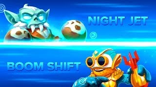 Skylanders Swap Force PVP  Night Jet VS Boom Shift [upl. by Mathilda]