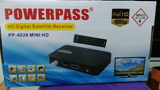 Powerpass4020 mini receiver bisskey addvarzish tv bisskey [upl. by Eiuqnom151]