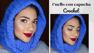 Cuello con capucha paso a paso a crochet o ganchillo ✅😍❤ [upl. by Pang375]