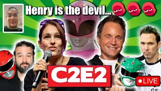 Pink Ranger Amy Jo Johnson C2E2  Royal Skye Dolezal Interview  Austin St John PLEA DEAL [upl. by Norag498]