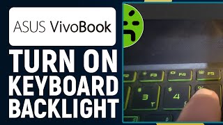 How To Turn On Keyboard Backlight On Asus VivoBook 15 Enable Keyboard Light [upl. by Otrevlig]