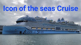 Icon of the Seas Worlds largest cruise ship sets sail from Miami January 27 2024 [upl. by Haden]