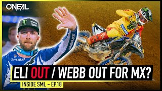 Eli Tomac OUT Cooper Webb Injured amp Trick YZ125 Build  Inside SML  Ep 18 [upl. by Sutsugua]