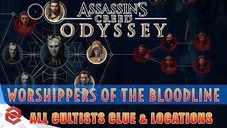 Worshippers of the Bloodline  Kosmos Cultists in Assassins Creed Odyssey No Combat [upl. by Tuttle773]