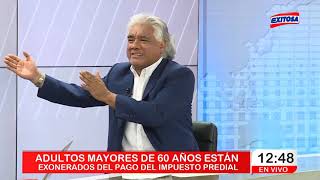 Adultos mayores de 60 años están exonerados de pago de impuesto predial [upl. by Jael341]