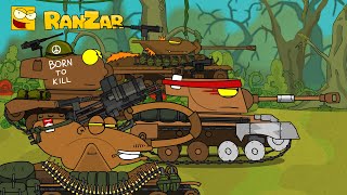 Tough Guys RanZar Cartoons about tanks [upl. by Chiquia308]