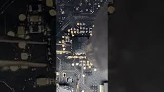 Replace MacBook Mainboard Power IC  Quick Repair Guide Shorts [upl. by Nirat]