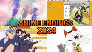 TOP 30 ENDINGS ANIME 2024 [upl. by Magavern]