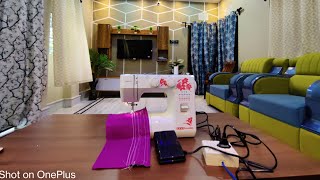 Usha Janome Allure Dlx Sewing Machine unboxing Review And Demo  How To Use Usha Janome Electric [upl. by Baruch]