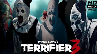 Terrifier 3 Full Movie 2024 Facts  David Howard Thornton Lauren LaVera Jenna Kanell  Review [upl. by Hgielar281]