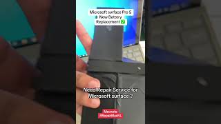 Microsoft Surface Pro 5  New Battery Replacement ✅ [upl. by Sulakcin]