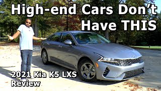 2021 Kia K5 LXS Review  Highend Cars Dont Have THIS [upl. by Narbig728]