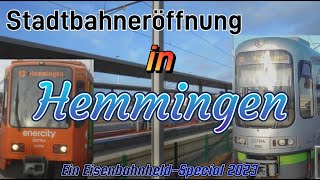 Special Stadtbahneröffnung in Hemmingen  Eisenbahnheld [upl. by Durno]