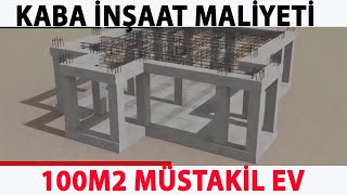 MÜSTAKİL EV KABA İNŞAAT MALİYETİ 26112023 [upl. by Hornstein32]