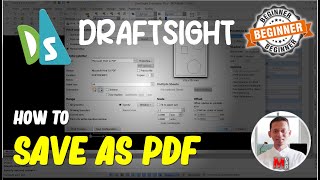 Draftsight How To Save As PDF [upl. by Egroej602]