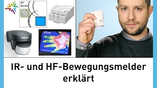 Wie funktionieren Bewegungsmelder HF und IR Bewegungssensor Technik erklärt STEINEL  TRIDONIC [upl. by Nerw31]