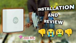 Jio air Fiber installation and review 🥲 Diwali offer ka fayada kaise uthaye 😍 [upl. by Elisabetta]