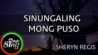 MAGICSING Karaoke SHERYN REGISSINUNGALING MONG PUSO karaoke  Tagalog [upl. by Awahsoj]