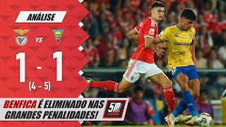 🔴 BENFICA 11 ESTORIL 🟡45 gp ANÁLISE Benfica cai nas penalidades nas meias da Taça da Liga [upl. by Hashum]