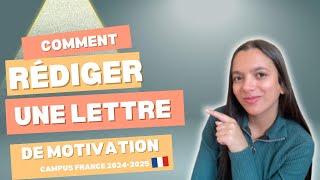 كيفاش نكتب lettre de motivation للجامعات الأوروبية comment rédiger une lettre de motivation [upl. by Acinahs686]