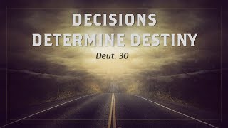 Pastor Tim Gammons Decisions Determine Destiny [upl. by Tullusus]