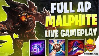 AP MALPHITE BABY  Wild Rift HellsDevil Plus Gameplay [upl. by Ardussi792]