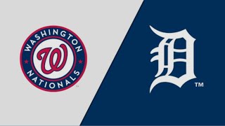 Washington Nationals vs Detroit Tigers Live Stream And Hanging Out [upl. by Perrine]