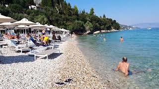 Corfu Greece Barbati beach 2023 walkaround [upl. by Renita]