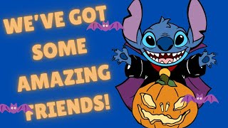 EXTRA SPECIAL PIN TRADING WITH FRIENDS halloweenedition disneypins disneypintrading [upl. by Kired]