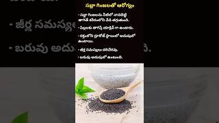 సబ్జా గింజలతో ఆరోగ్య ప్రయోజనాలు  Health Benefits of Sabja Seeds in Telugu sabjaseeds benefits [upl. by Iong]