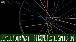 PI ROPE  Textil Speichen am Gravel Bike  700km Test [upl. by Tanner]