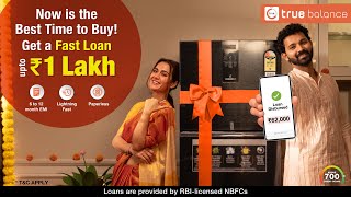 Get a Loan for New Appliances  Personal Loan up to ₹1 Lakh [upl. by Notsahc]