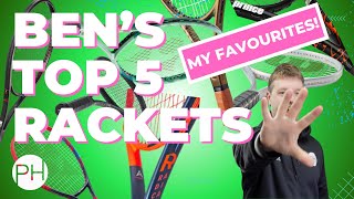 REVIEW TOP 5 TENNIS RACKETS 2024  COACH PICKED  BEN EDITION  Tennis Coach [upl. by Atikkin]