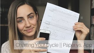 Charting Your Cycle  Paper vs App [upl. by Alebasi435]