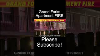 Grand Forks Apartment Building Fire Sunday Night [upl. by Airamahs292]