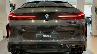 💥NOVA BMW X6 M COMPETITION 2024 COR NOVA INTERIOR SILVERSTONE MOTOR V8 BITURBO VEJA [upl. by Annaert]