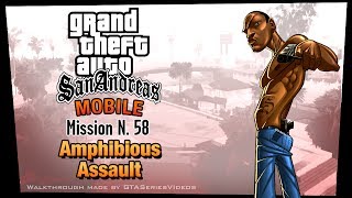 GTA San Andreas  iPad Walkthrough  Mission 58  Amphibious Assault HD [upl. by Akela]