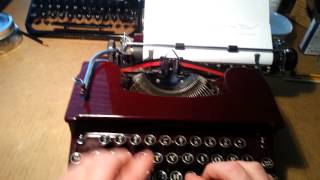 1936 Smith Corona Silent typewriter [upl. by Petracca969]