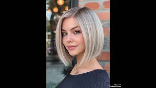 Gorgeous and Unique Bob With Sided bangs  Haircuts amp hairstyle ideas [upl. by Watt]