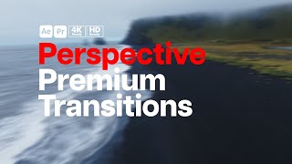 Premium Transitions Perspective After Effects Template  Premiere Pro MOGRTs [upl. by Karlotte818]