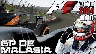 F1 2013 F1 2014 mod  Gran Premio de Malasia [upl. by Wons]