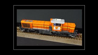 Jouef HO HJ2440S Colas DE18 DCC Sound [upl. by Eatnoid]