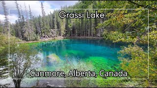 Grassi Lake Canmore Alberta Canada alberta canada grassilake canmore rockies [upl. by Notsruht]